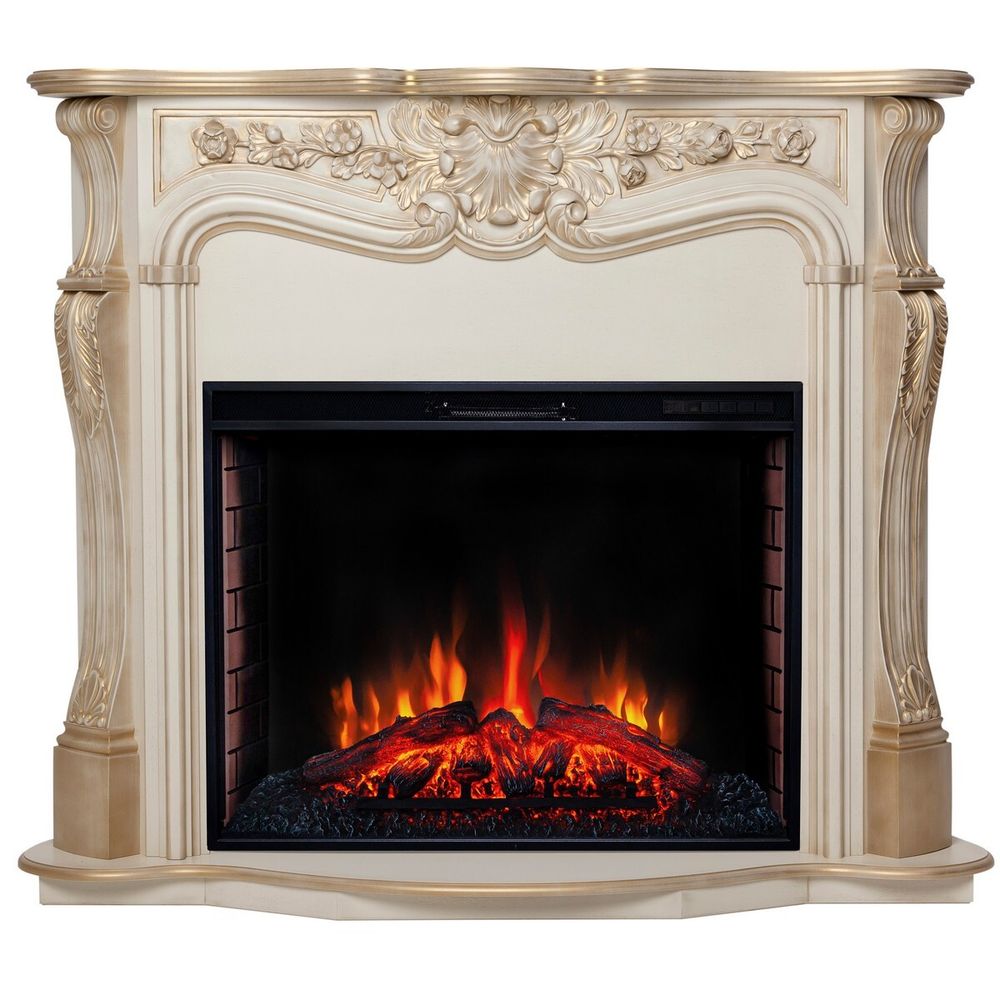 Электрокамин RealFlame Ellada 33 WT с очагом Epsilon 33