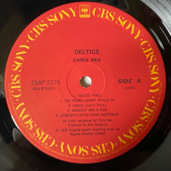 Винтажная виниловая пластинка LP Chris Rea Deltics (Japan 1982) (Obi)