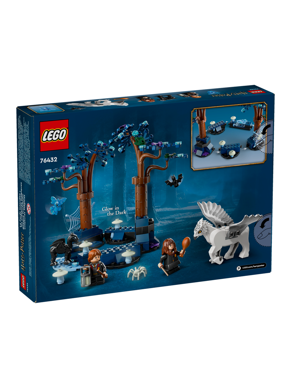 LEGO Harry Potter 76432 Лего Запретный лес, набор по Гарри Поттеру, сцена из Хогвартса с минифигурками, оригинал ЛЕГО