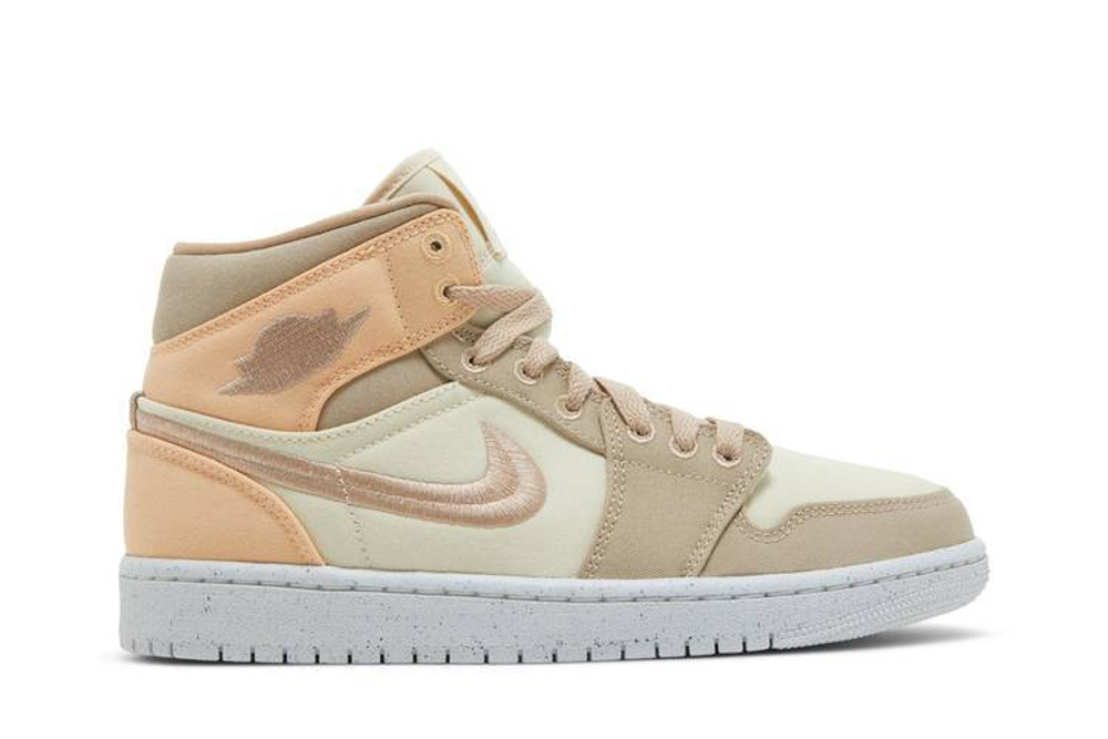 Кроссовки Jordan Air Jordan 1 Se "Canvas Khaki" (Женская размерная сетка)
