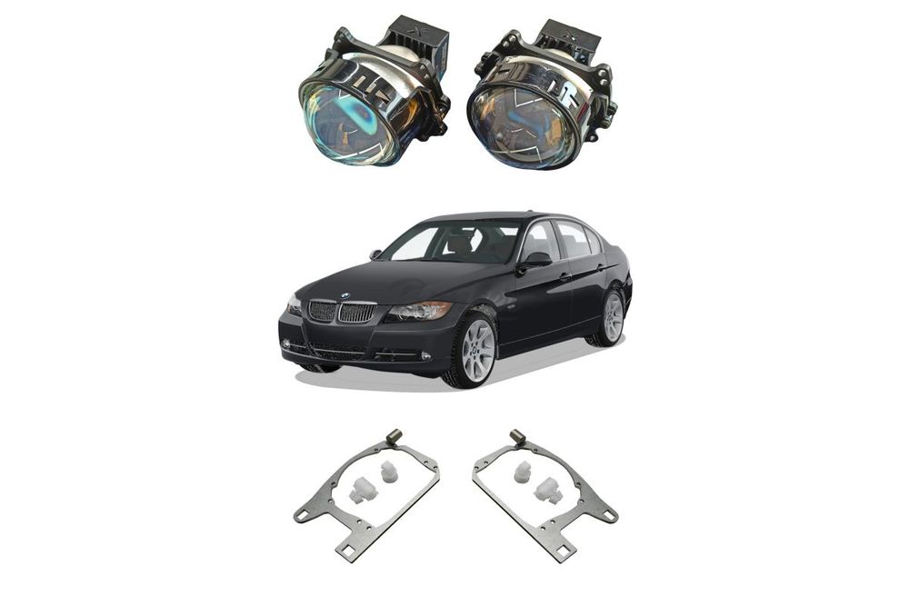 Комплект для замены штатных линз ZKW без AFS BMW 3 E90 рестайлинг 2008-2013