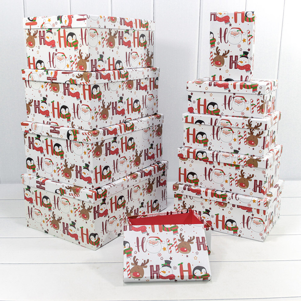 
          Коробка 34 х 26 х 15.3 см Набор 10 шт "Новый год" (Белый)