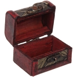Сундук - шкатулка из дерева «SANTIMO», цвет как на фото, 8*6*6см (упаковка коробка)