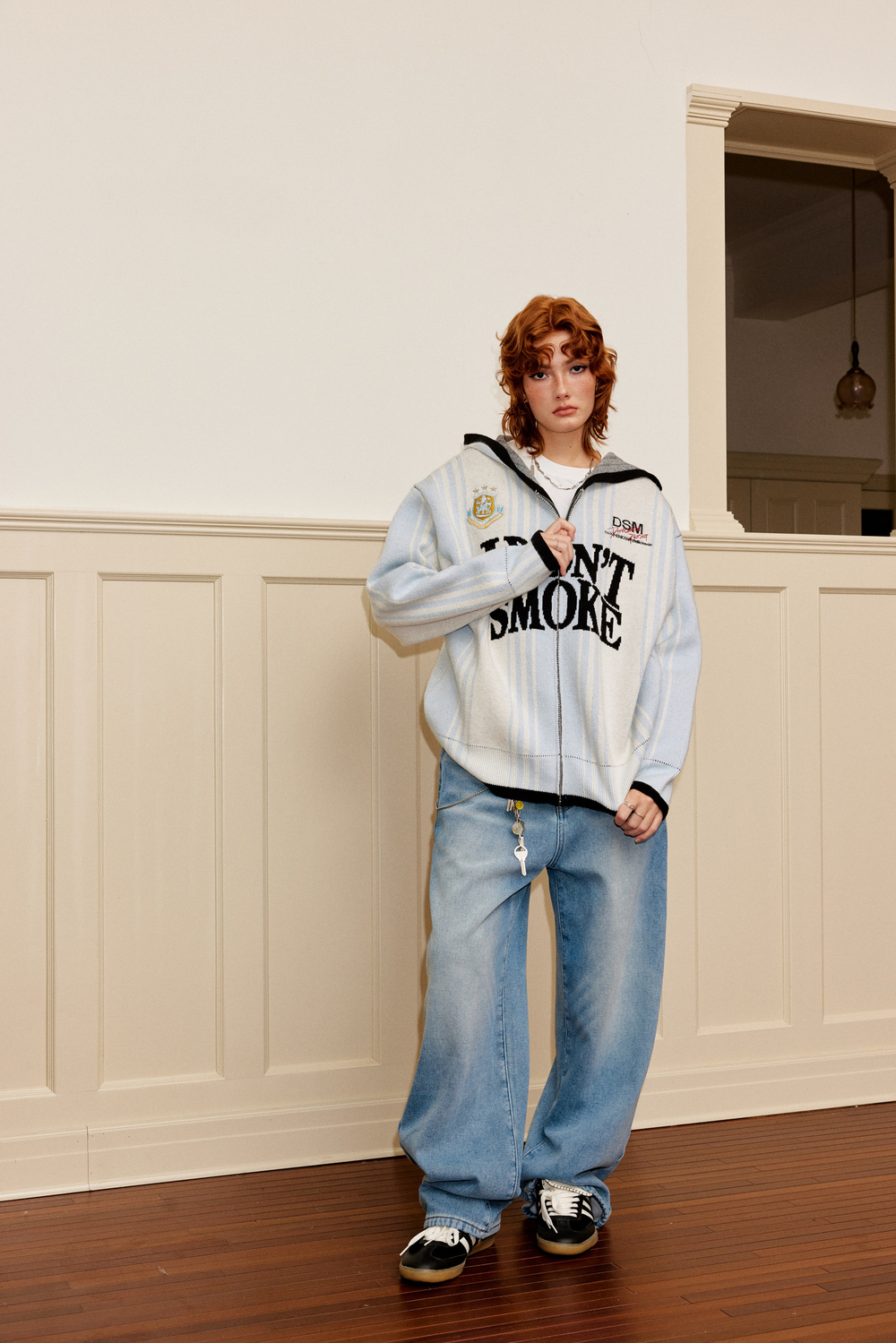 Вязаное худи DONSMOKE "Fan" Knitted Hoodie