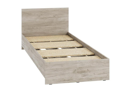 Кровать Woodville Адайн КР-080 80х200 дуб крафт серый, дуб крафт серый