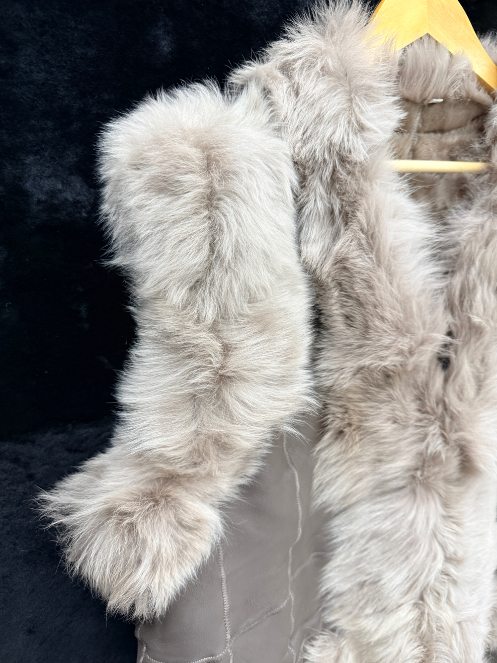 Жилет из натуральной овчины. 58-60 Размер