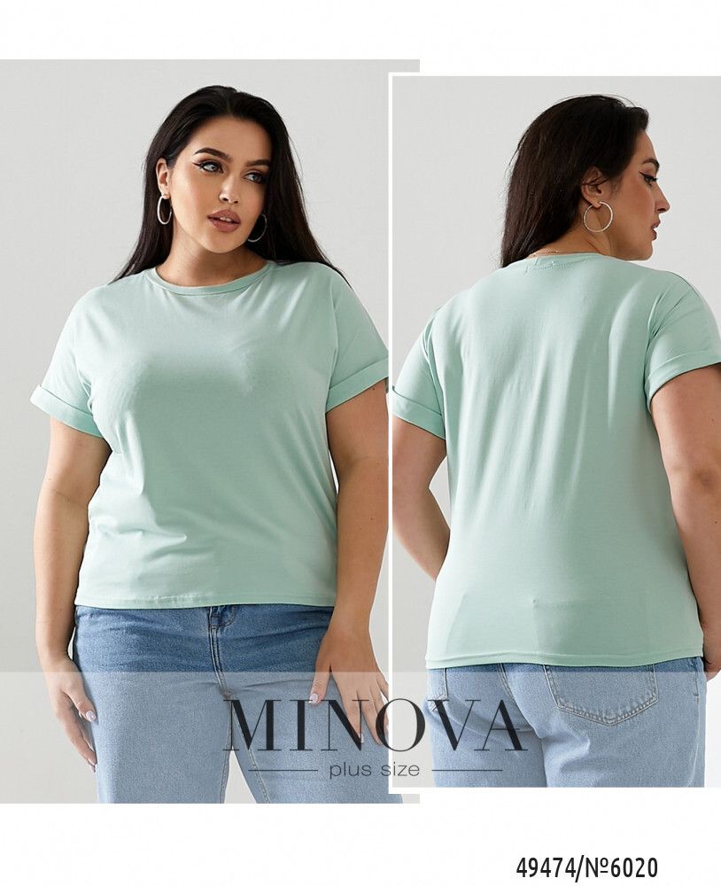 Футболка 6020-мятный Minova Футболка 6020-мятный Minova