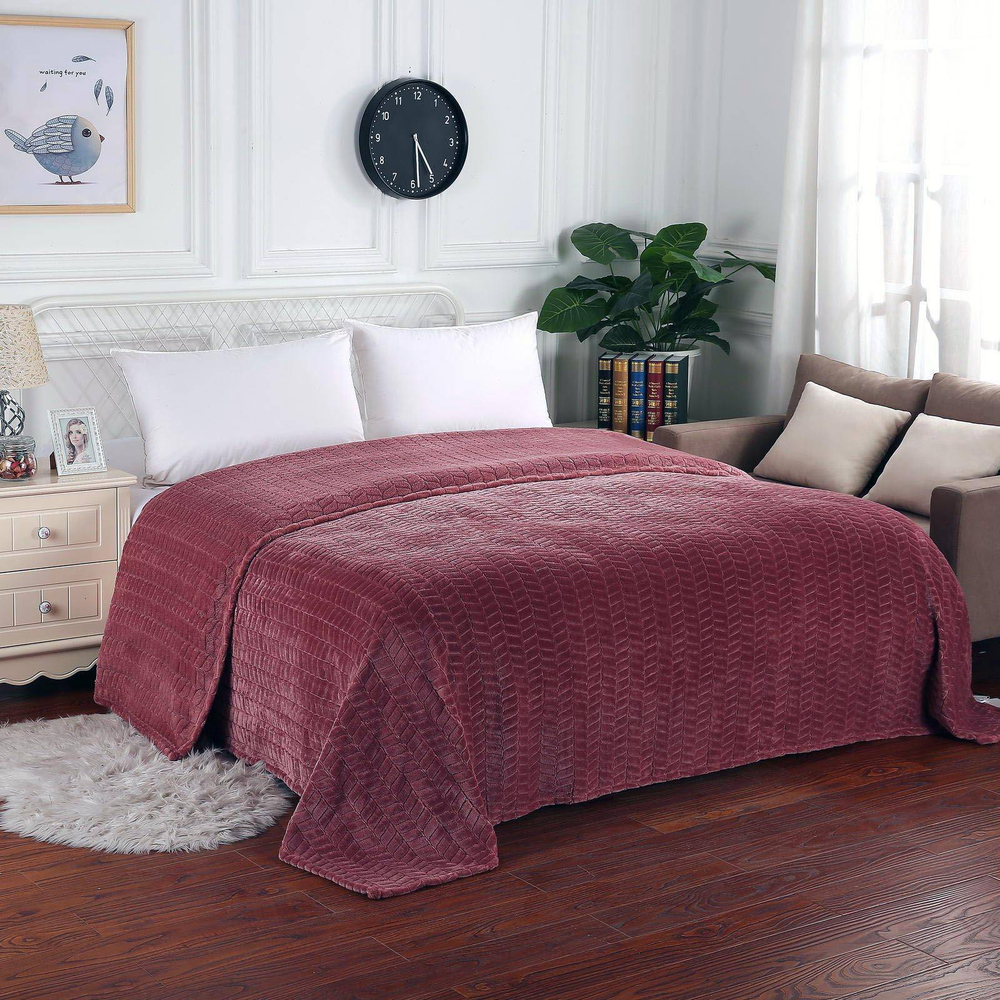 Плед 220x240 Sofi De MarkO Орфей розовый