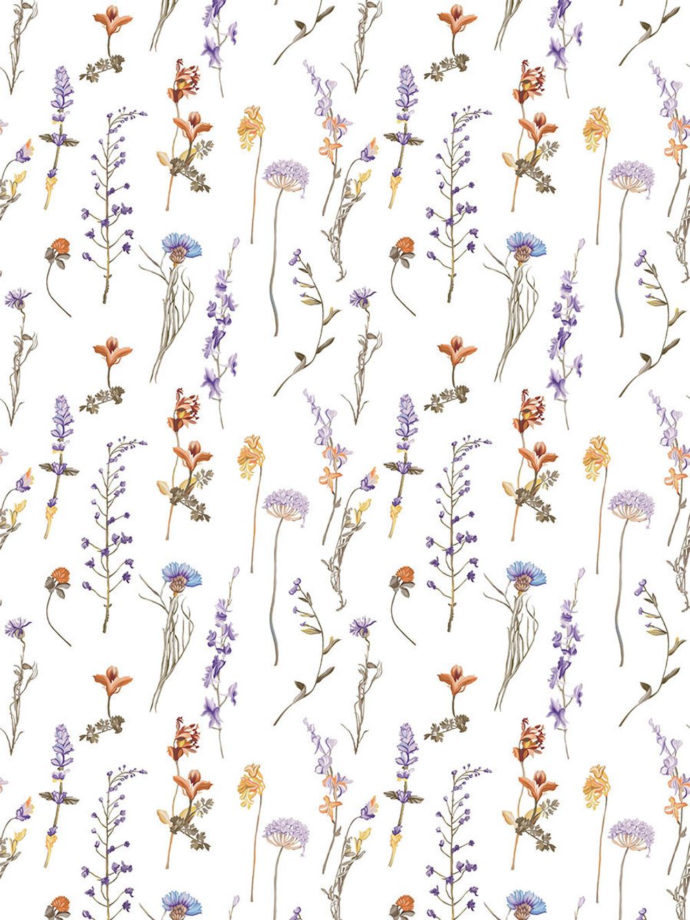 Наволочка комплект 2шт перкаль Сказка "Флора" 40x60 см на молнии