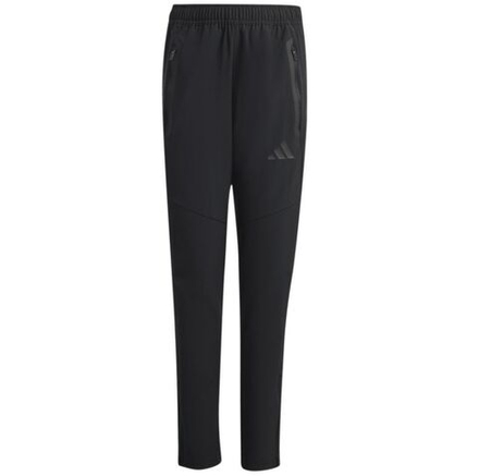 Детские теннисные брюки Adidas Tiro Travel Woven - black/black