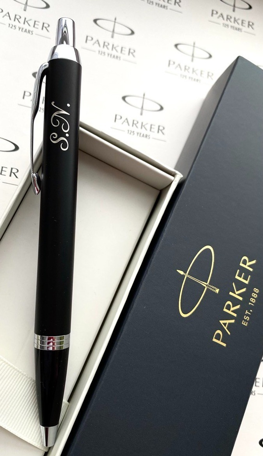 Шариковая ручка Parker IM Matt Black CT M
