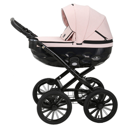 Детская коляска Adamex Chantal Retro 2 в 1 C215 (пудровый)