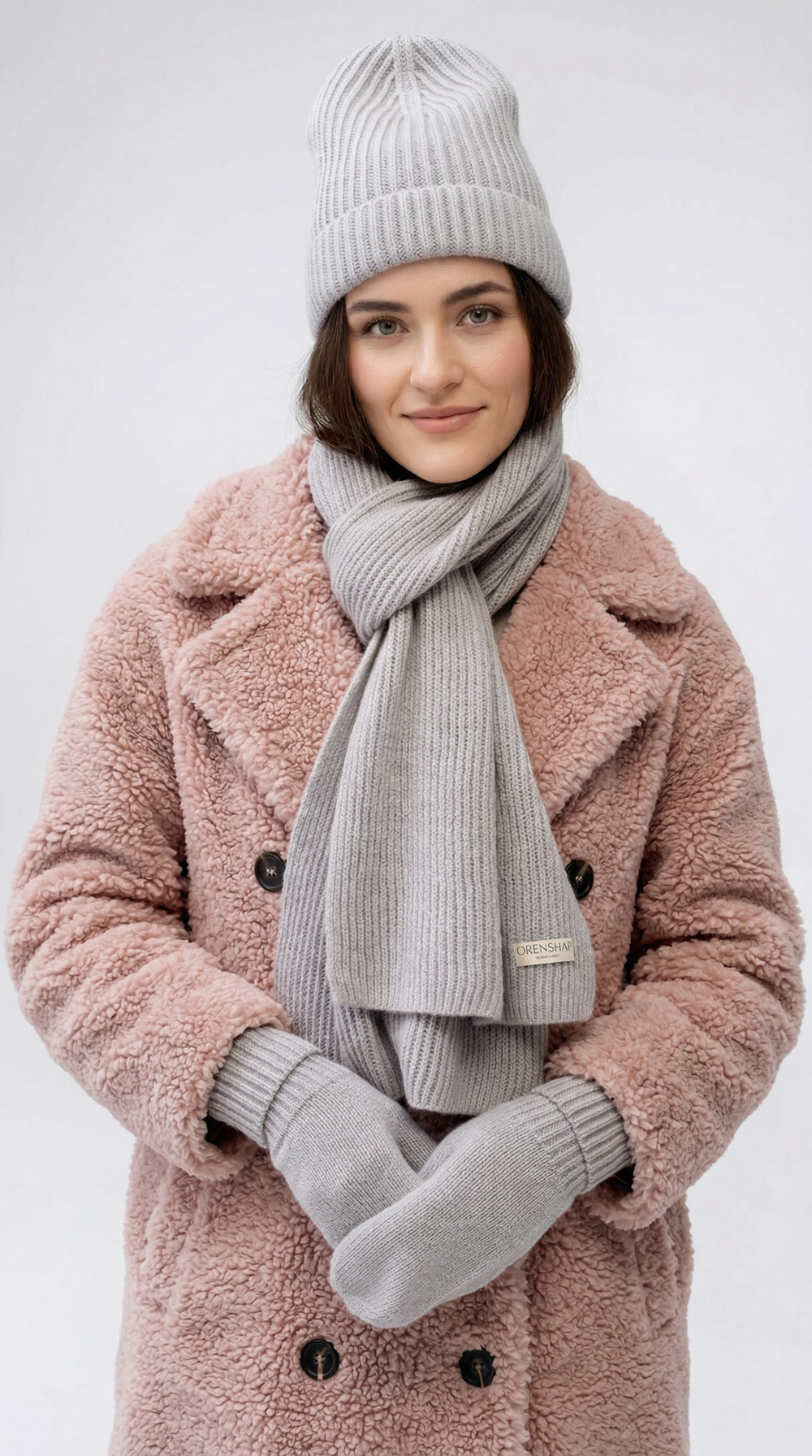 Шарф Ш541-33 св.серый