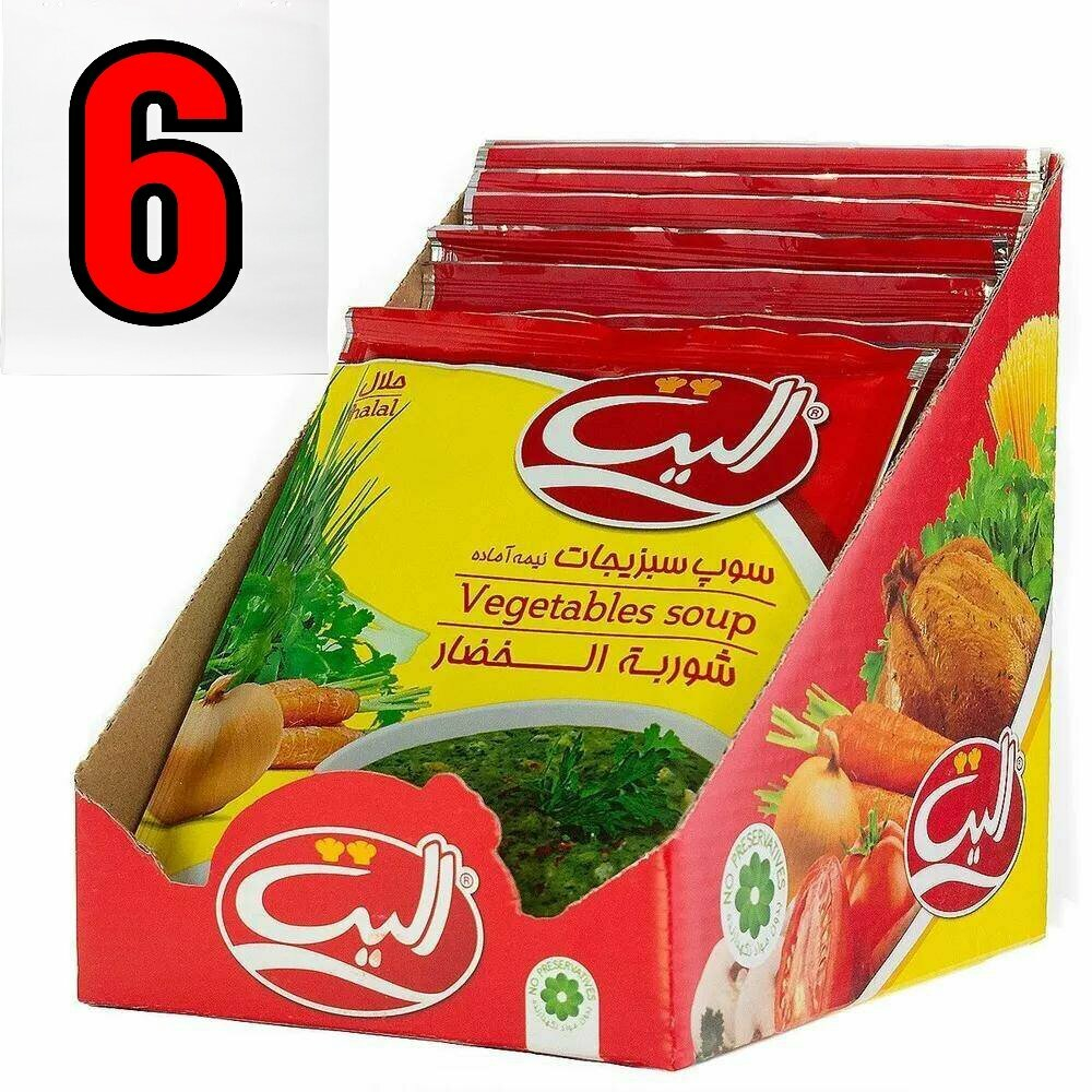 Новинка 2024 г.  Халал Овощной суп (Halal) 6 шт. в заказе Иран