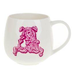 Кружка фарфоровая "Алфавит" v=400мл. (12видов) (min6) (транспортная упаковка)