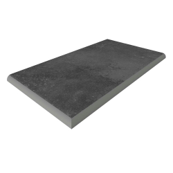 Cтупень угловая завальцованная LIFEBRICK OUTDOOR LIMESTONE BLACK