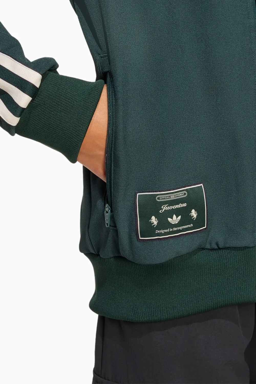 Кофта adidas Juventus FC 25/26 Terrace Icons Full-Zip Junior - зеленый