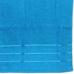 Полотенце махровое 70*140см «LUNA» цвет голубой 06000 плотность 360гр/м2 с петелькой-подвесом