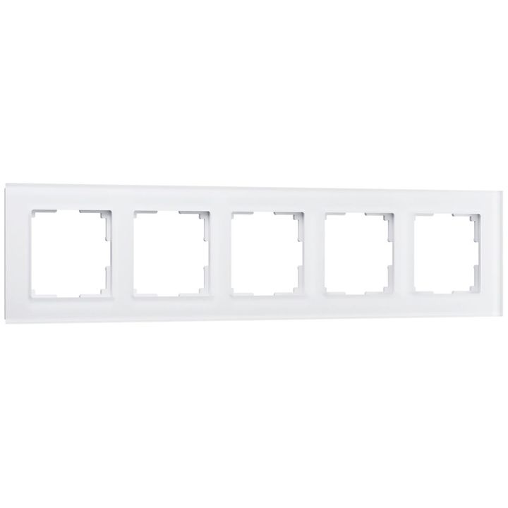 Рамка на 5 постов Werkel Favorit белый матовый W0051105 4690389160103