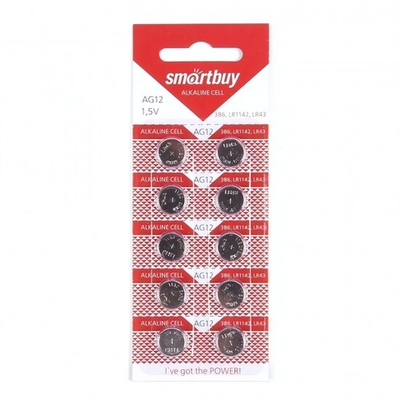 Батарейки SmartBuy AG12 BL10, 012050