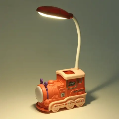 Настольная лампа «Sweet - Паровоз» LED 10*5*21 см, USB 5v 3w, Коралловый