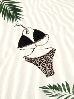 купальник раздельный с парео и накидкой комплект для пляжа