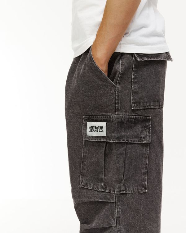 Джинсы WideCargo Denim серые - фото 5