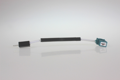 Патрон под лампу H1/H3 (с проводами) керамика (Nord Yada)