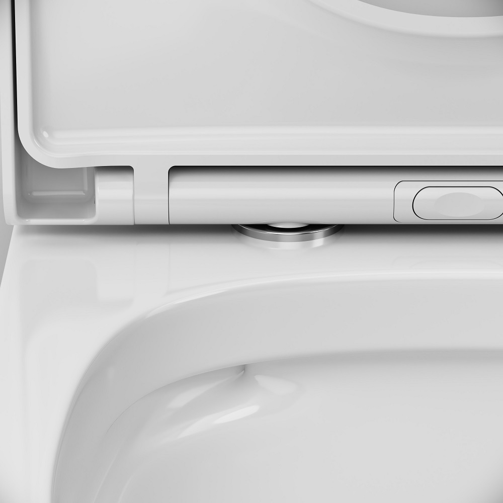 Унитаз-компакт без ободка с сиденьем микролифт AM.PM X-Joy C85A8601SC