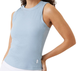 Женский топ теннисный Björn Borg Ace Rib Tank Pocket - dusty blue