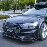 Карбоновые канарды переднего бампера для AUDI A6 ALLROAD C8 2020+ Ауди обвес