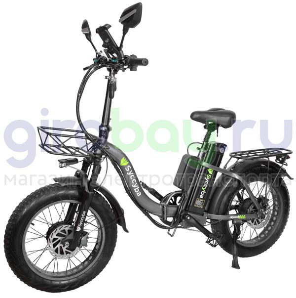 Электровелосипед Syccyba F11 Pro Dual 48V/20Ah (полный привод) - Серый обод фото №1