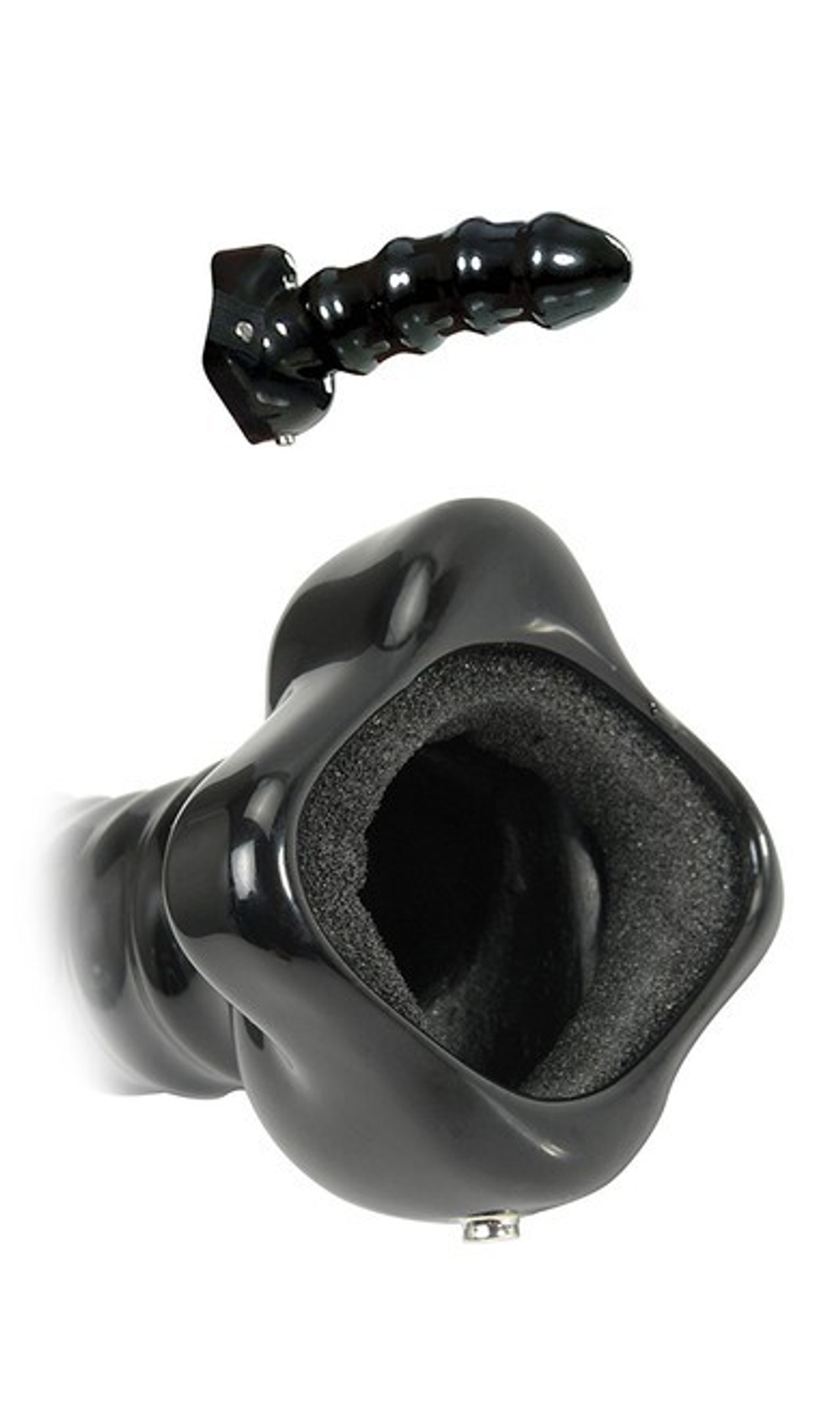 Фаллопротез Cumfu Hollow Strap-On (Цвет: черный)