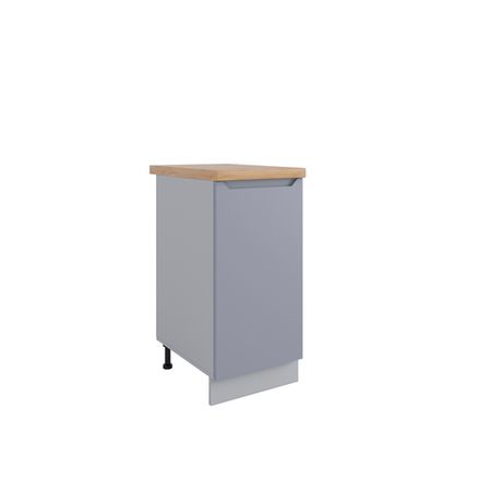 Кухня Модуль С 400 (левый) Тренто Серый эмалит