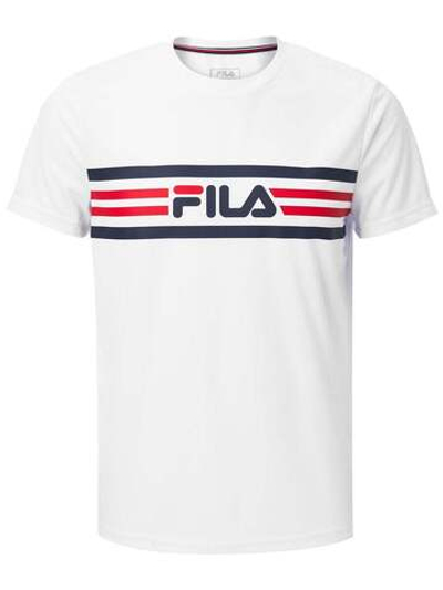 Теннисная футболка Fila T-Shirt Niclas M - White