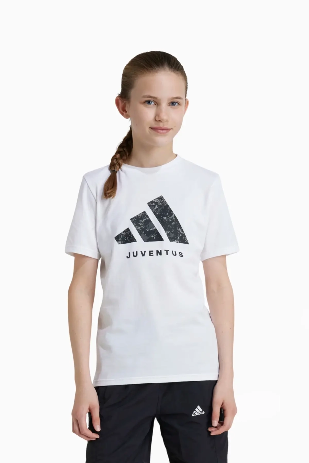 Футболка adidas Juventus FC 24/25 Graphic Tee Детская - белый