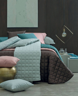 Покрывало 270х270 Dondi Botticelli Tortora молочно-белое