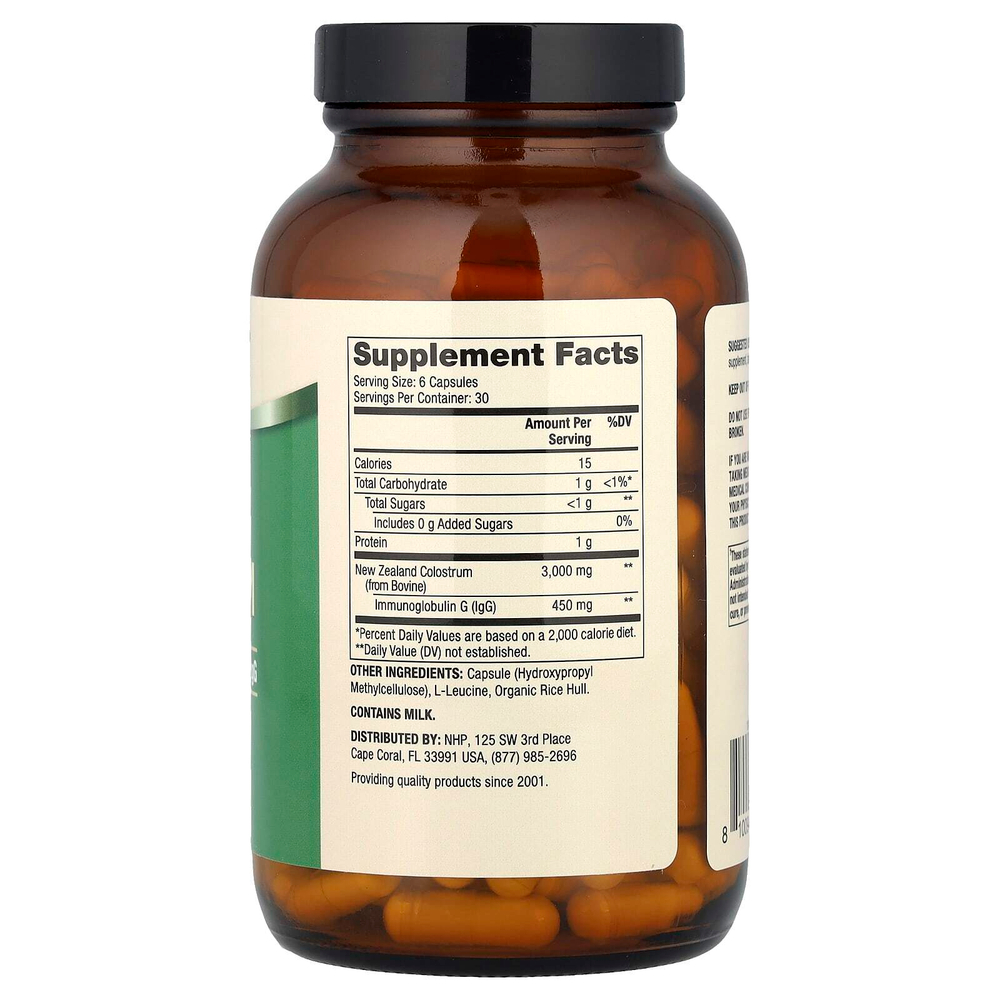 Dr. Mercola, Новозеландское молозиво, 180 капсул