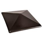 Колпак на столб забора King Klinker, Ониксовый черный (17) Onyx black, 400x400x90