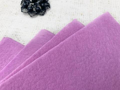 Фетр жесткий, 137,1 гр/м2, р. 20х30см толщина 1 мм, А4, сирень