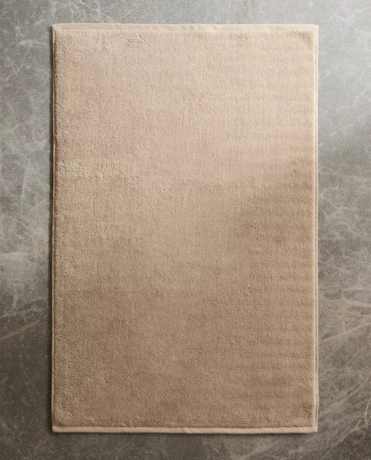 ZARA HOME КОВРИК ДЛЯ ВАННОЙ, ИЗ ХЛОПКА С РЕЛЬЕФНЫМ УЗОРОМ, БЕЖЕВЫЙ