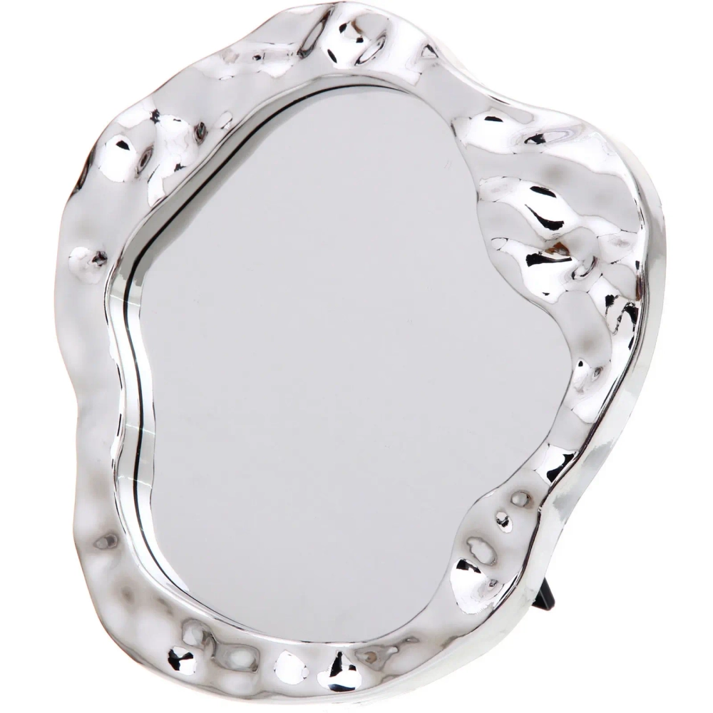 Зеркало настольное «ЭЛАНТРА», цвет хром, 21,5*20,5см