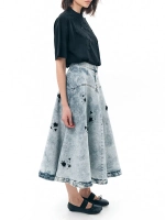 Юбка MOM SKIRT SHIMMER, голубой