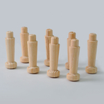 Крючки для вешалки из сосны 10 шт.