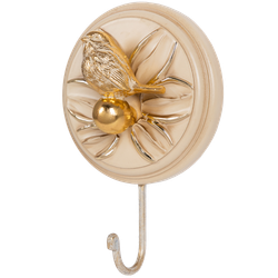 Настенный крючок Птичка Зарничка Дримс Айвори