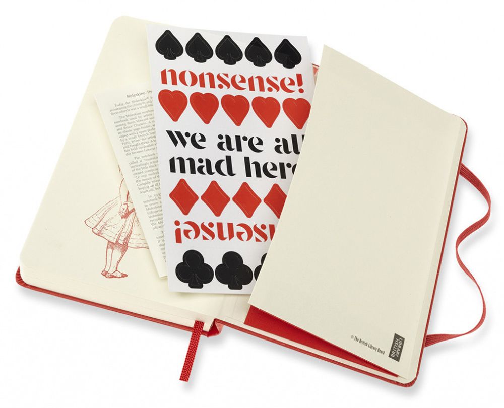 Еженедельник Moleskine LE Alice in wonderland 144 стр (DAL12WN2Y21)