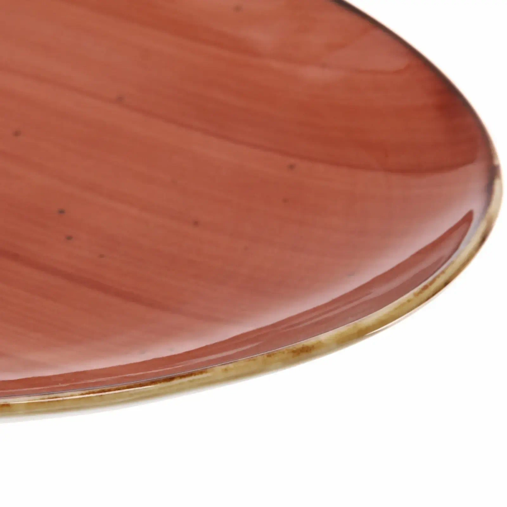 Тарелка керамическая «Corsica orange» 31*21*3,5см