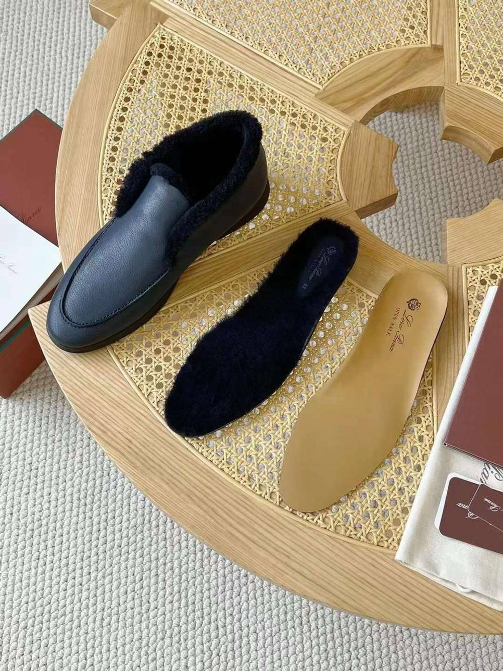 Высокие лоферы Loro Piana