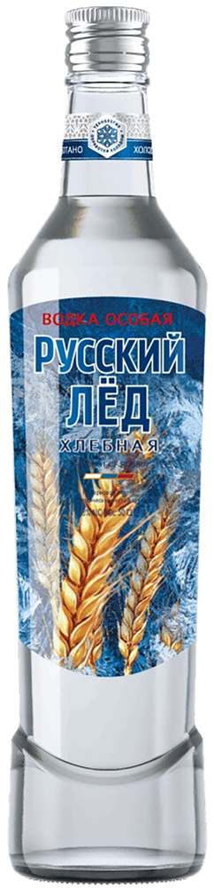 Водка Русский лёд хлебная 0.5л 40% Россия