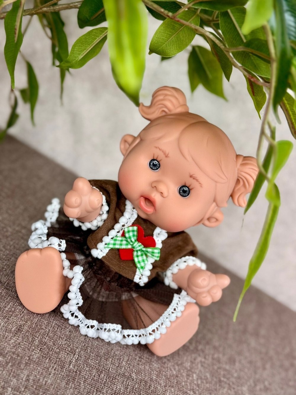 Пупс Marina and Pau 26 cм Nenote Christmas (2944)